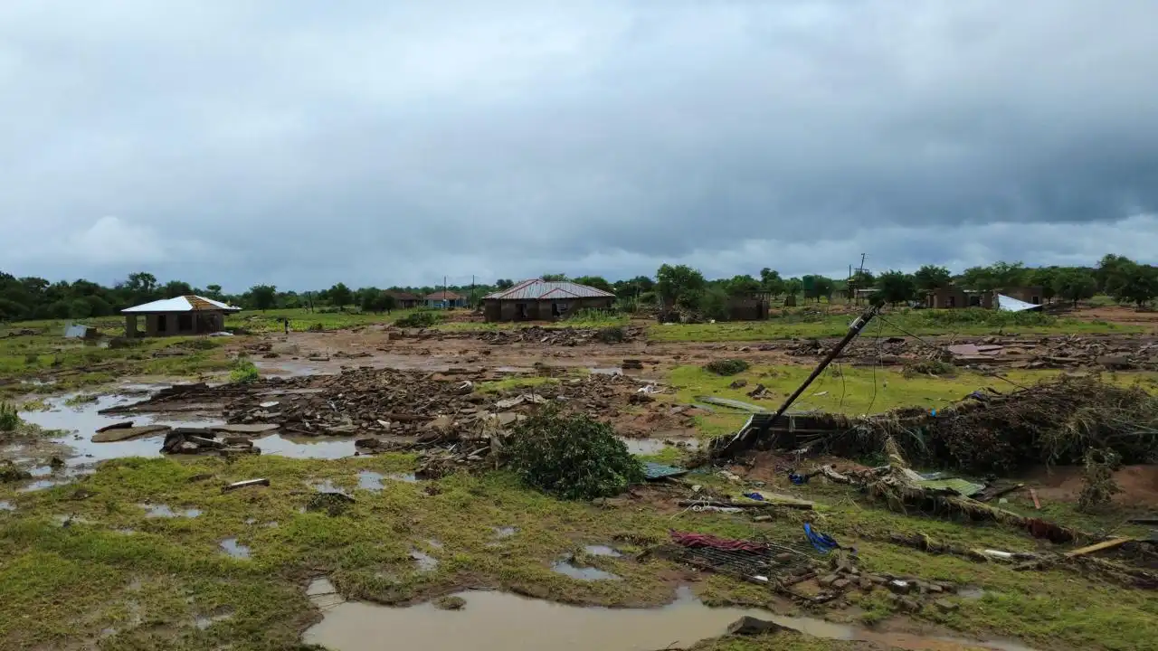 flooded area in south africa